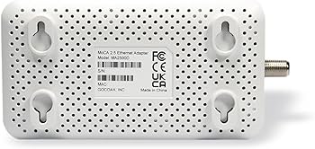 Amazon.com: goCoax MoCA 2.5 轉接器,附2.5GbE 乙太網路連接埠。 MoCA
