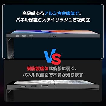Amazon.co.jp: UPERFECT QLED モバイルモニター 18インチ 2K/2.5K 非