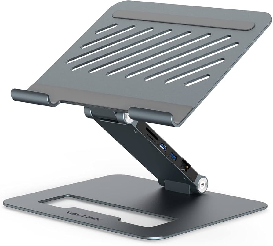 Amazon.co.jp: WAVLINK パソコンスタンド 9-in-1 USB-C ドッキング付き