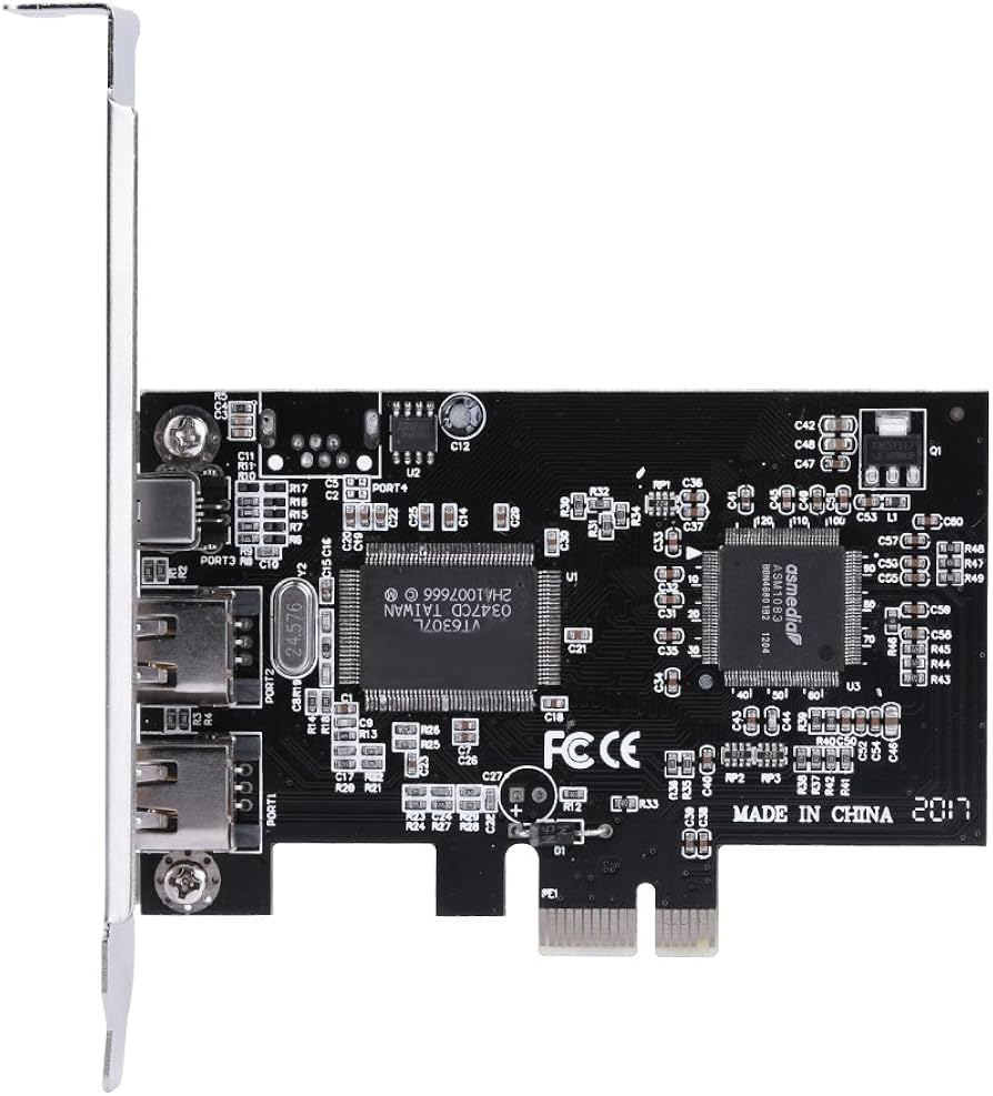 Amazon.com: 1394a Controller Card, PCI-E PCI Express FireWire