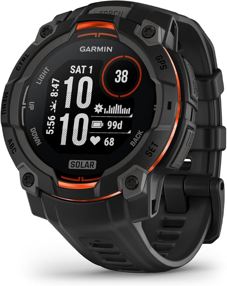 Amazon.com: Garmin Instinct® 3 45mm, Solar Charged Display, Rugged