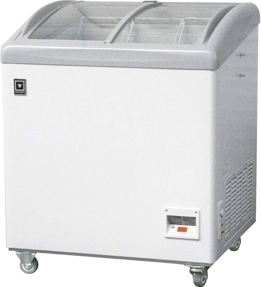 Amazon | レマコム スライド扉 冷凍ショーケース (185L) RIS-185F
