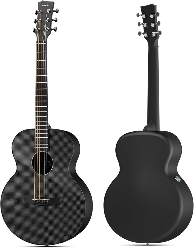 Amazon.com: Enya Guitarra Acústica-Eléctrica X3 Pro Mini Guitarra