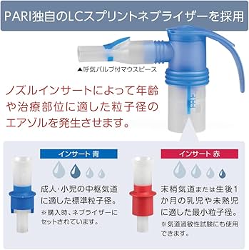 Amazon.co.jp: PARI(パリ)社製 ジェット式ネブライザー PARI BOY Pro