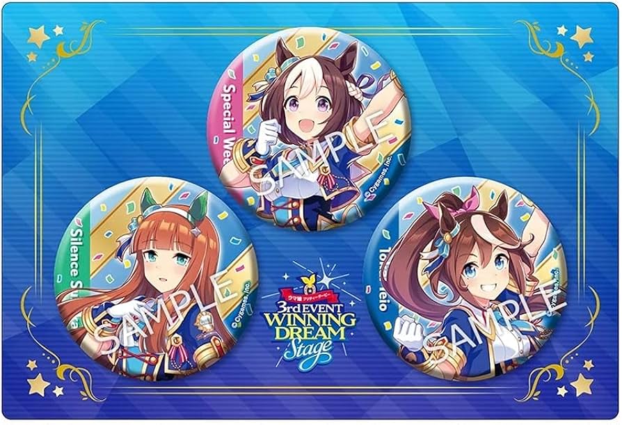 Amazon.co.jp: ウマ娘 プリティーダービー 公式缶バッジセット 3rd