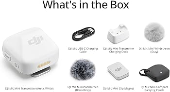 Amazon.com : DJI Mic Mini Transmitter (Arctic White), Ultralight