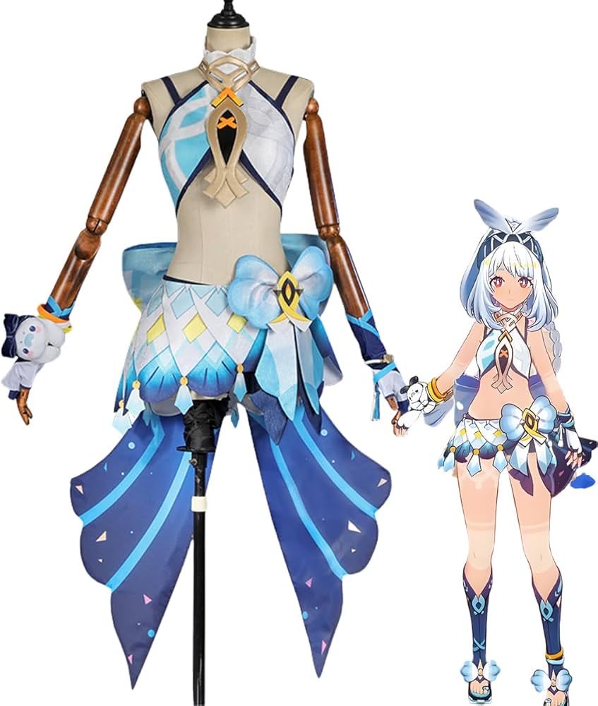 Amazon.co.jp: 原神 ムアラニ コスプレ衣装 豪華版 ぬいぐるみ付き