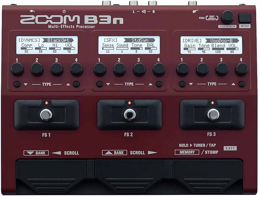 Amazon | ZOOM ズーム ベース用マルチエフェクツ・プロセッサー B3n