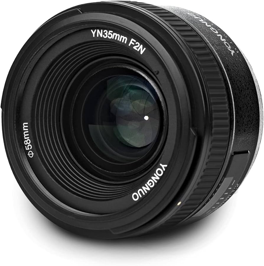 Amazon.com : YONGNUO YN35mm F2N Lens, 1:2 AF MF Wide-Angle Fixed