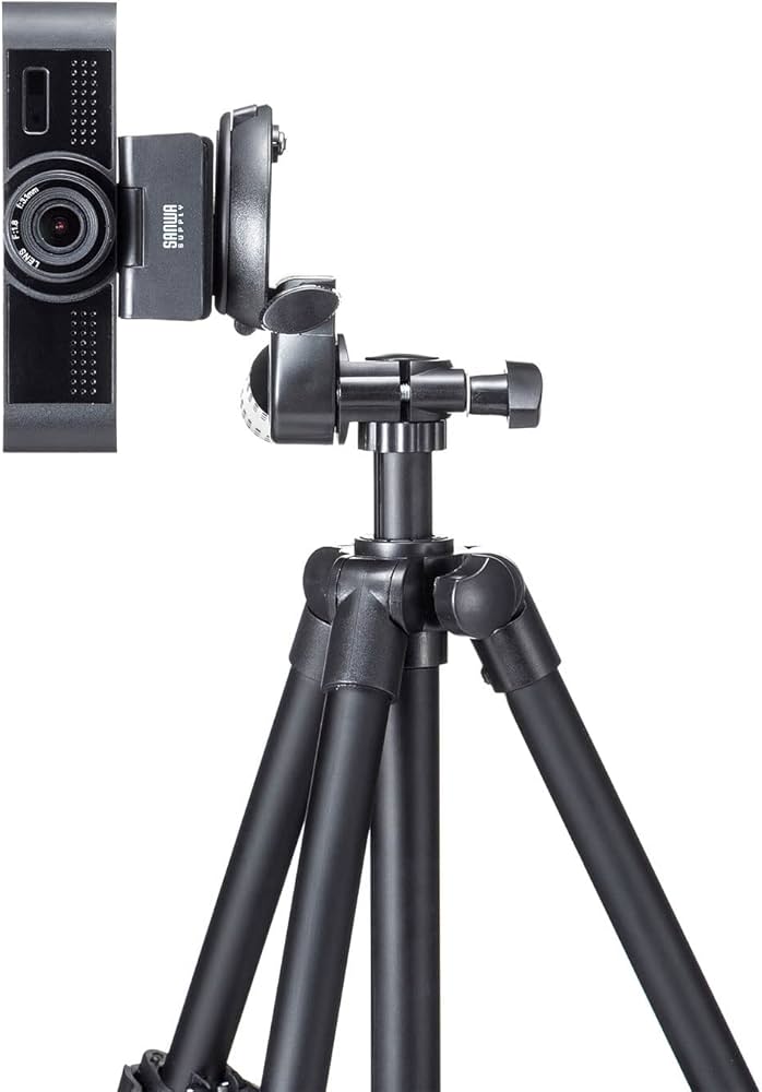 Amazon | サンワサプライ コンパクト三脚(3段) WEBカメラ対応 1/4