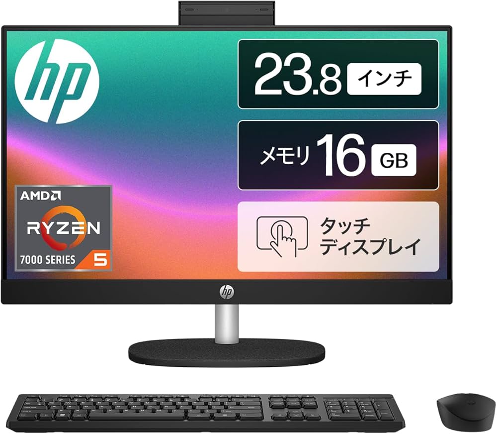 Amazon | HP デスクトップ（オールインワン）HP All-in-One 24-cr 液晶