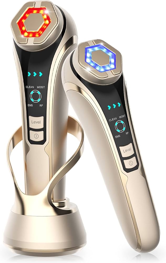 Amazon.co.jp: 美顔器【最新エステ技術】RF美顔器 1台6役 ラジオ波