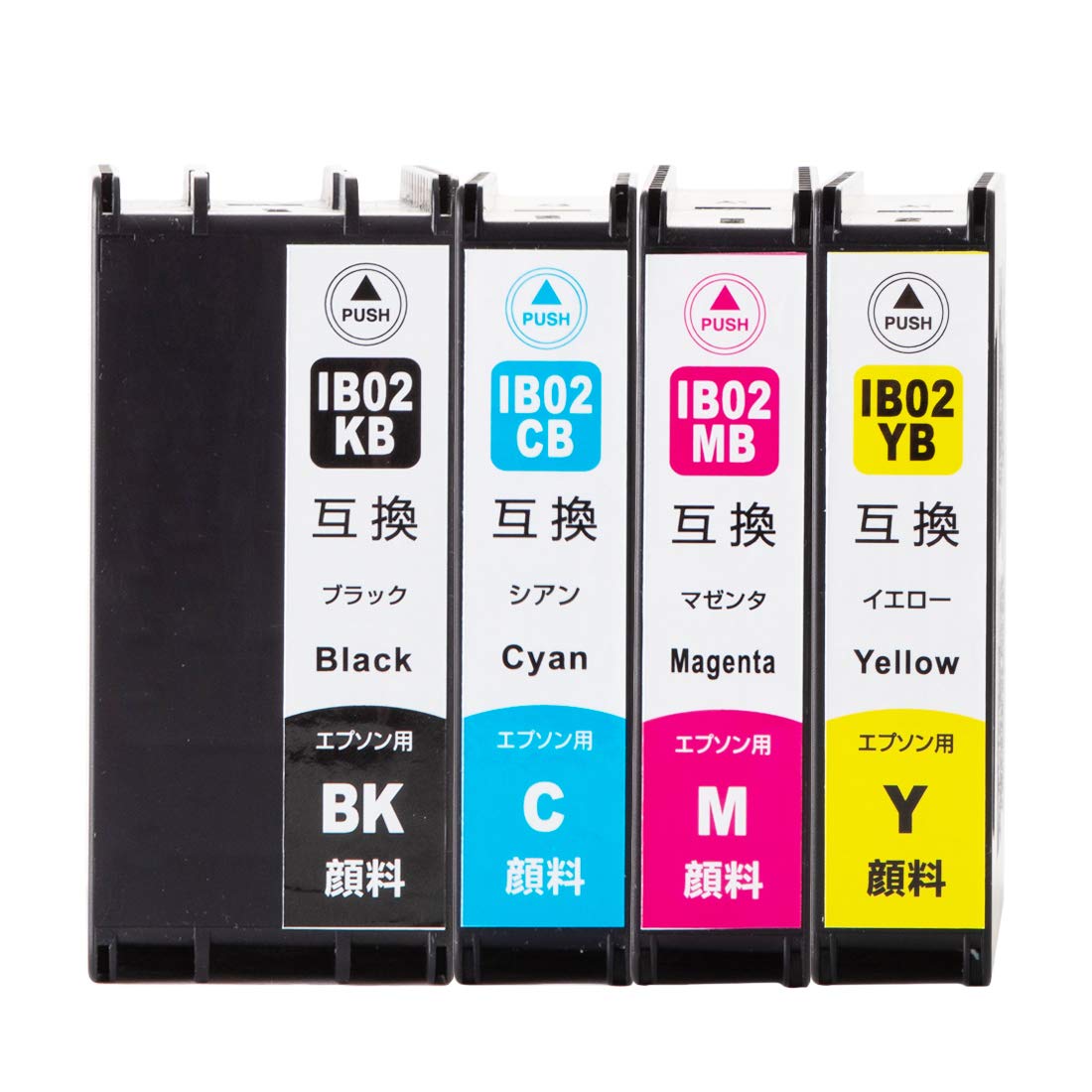 Amazon.co.jp: エプソン用 IB02KB IB02CB IB02MB IB02YB 大容量 4色