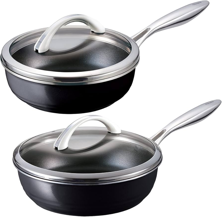 Amazon | [アサヒ軽金属] オールライト（22cm）＋（24cm） (ブラック