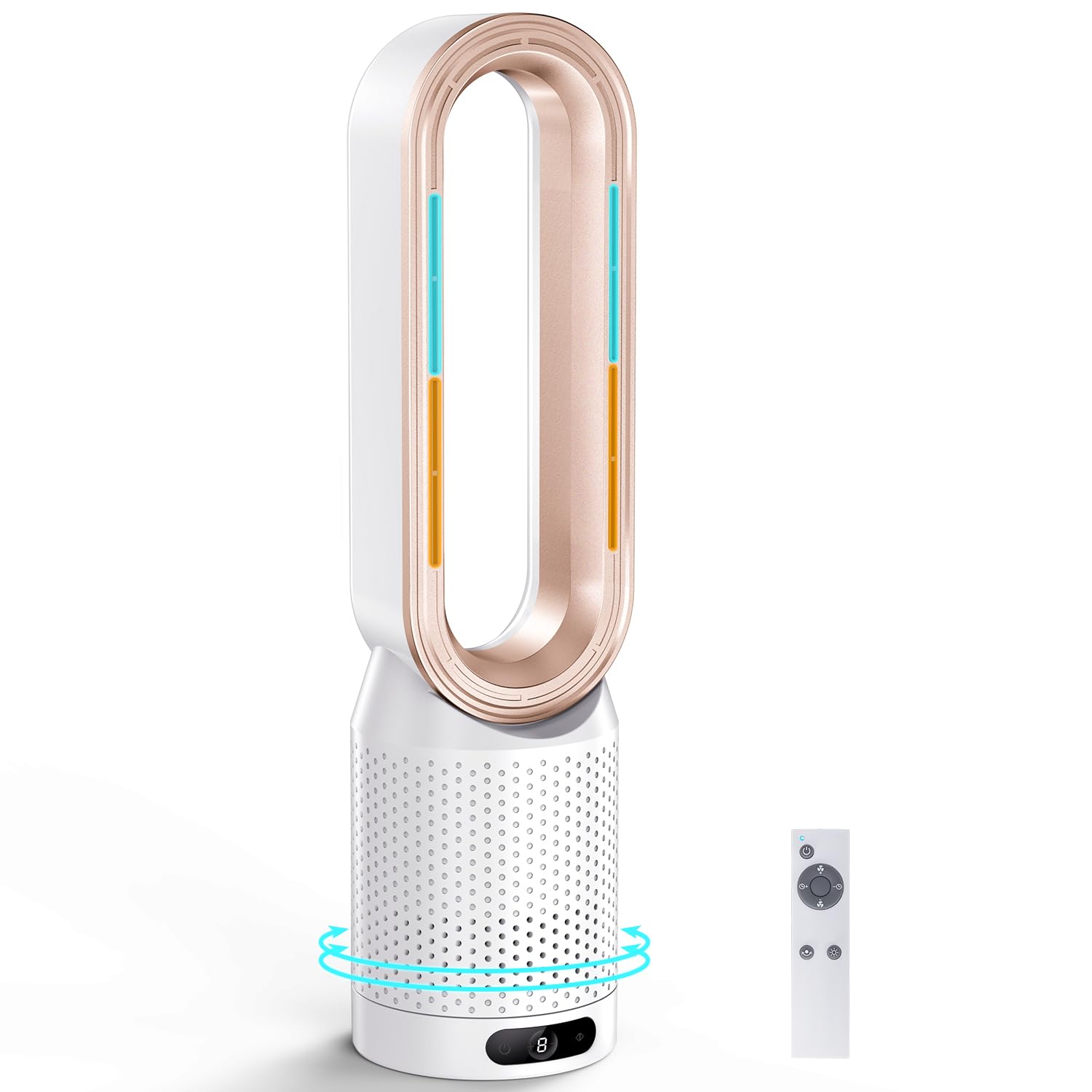 Amazon | 【新登場・冷暖兼用羽なし扇風機】SAMONIC タワーファン