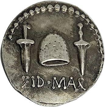 Amazon.co.jp: レプリカコイン ブルータス デナリウス 短剣 古代ローマ