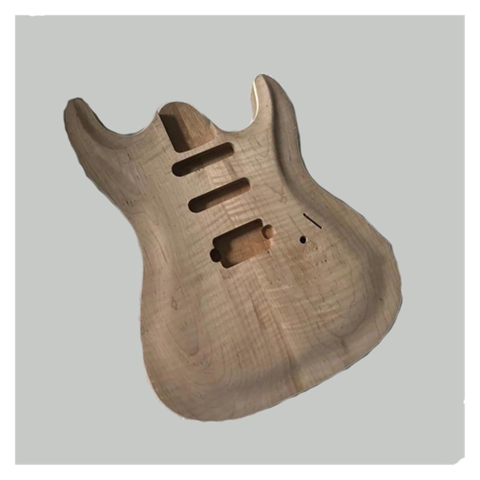 Amazon | 未仕上げのエレキギターボディ、カーブトップボディ