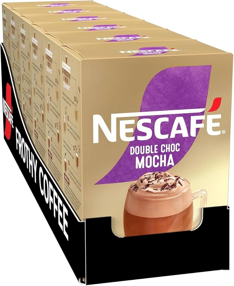 Amazon.com : Nescaf? Cappuccino Double Choca Mocha 8 Sachets 184 g