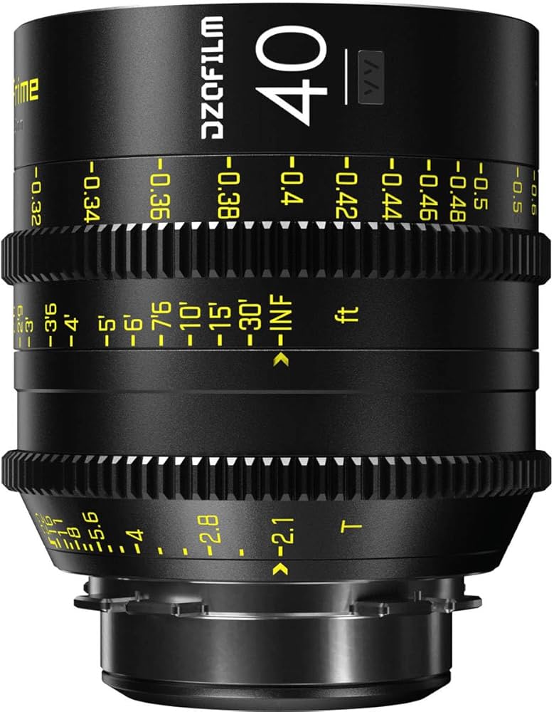 Amazon.com: DZOFILM Vespid Prime 40mm T2.1 Cinema Lens for PL