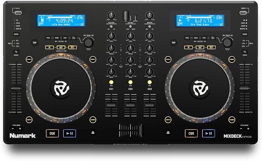 Amazon.com: Numark Mixdeck Express | 2-Channel DJ Controller