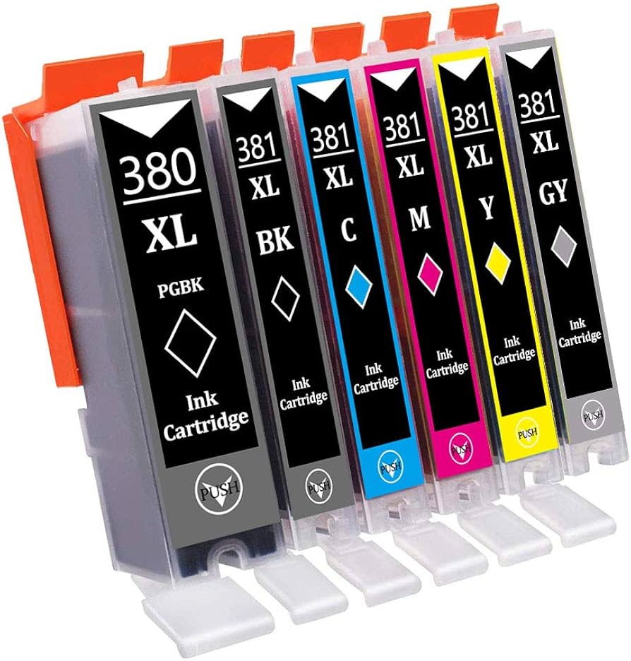 Amazon.co.jp: Canon用 キヤノン BCI-381 BCI-380 インクカートリッジ