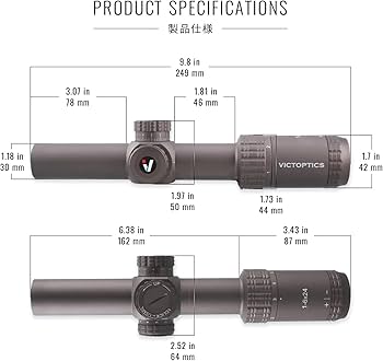 Amazon.co.jp: ベクターオプティクス Victoptics S6 1-6×24 LPVO