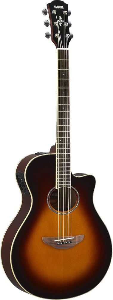 Amazon.com: Yamaha APX600 OVS Thin Body Acoustic-Electric Guitar