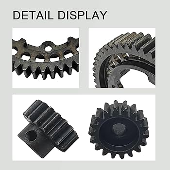 Amazon.com: Hardened Steel 54T Spur Gear 1 Mod and 18T Motor