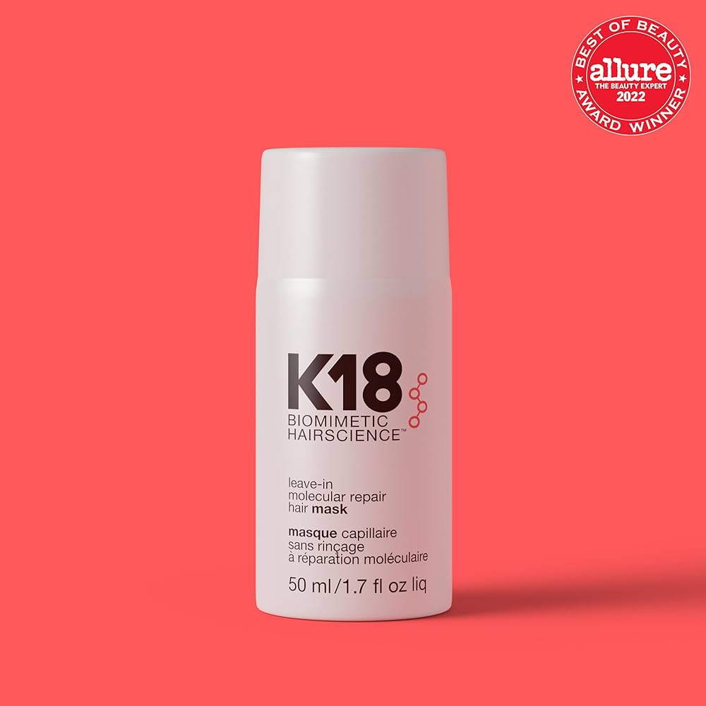 Amazon.com: K18 Leave-In Molecular Repair Hair Mask, Patented