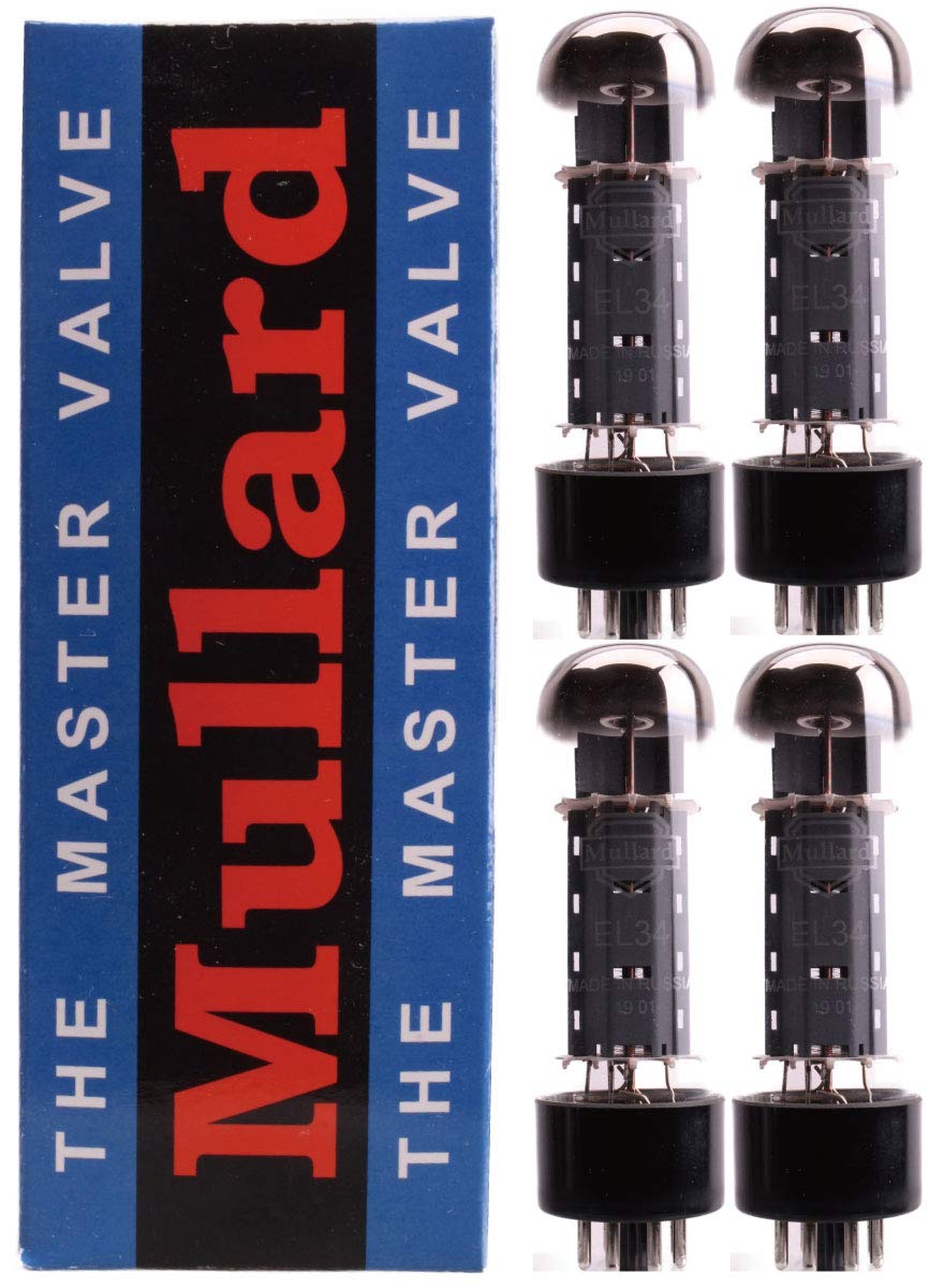 Amazon | EL34 Mullard ムラード 4本マッチ 真空管PX29【1年ロング