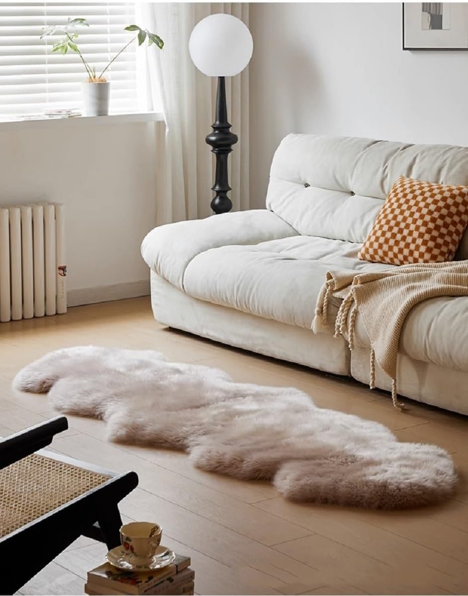 Amazon | ムートンラグ 天然ムートン100% ムートン オーストラリア産