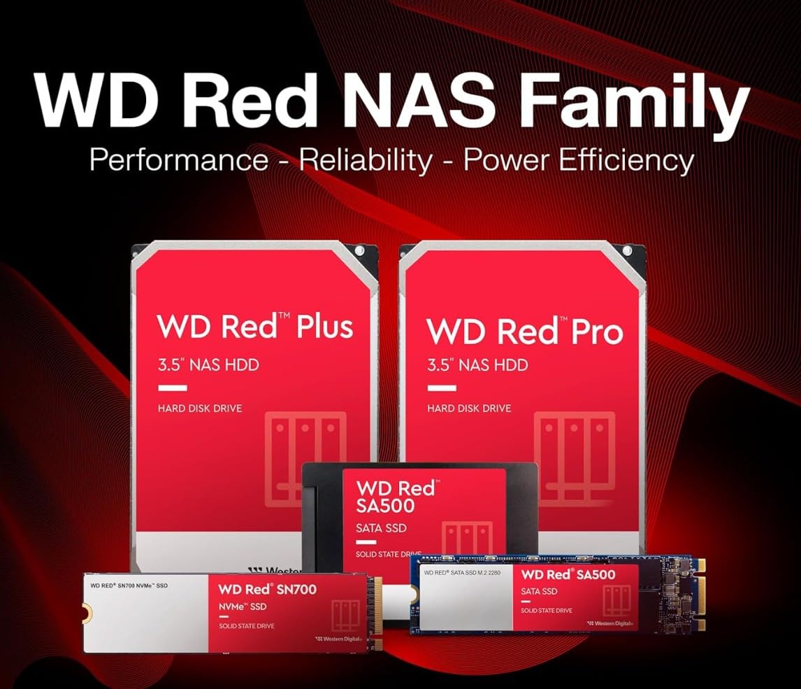 Amazon.com: Western Digital 4TB WD Red SA500 NAS 3D NAND Internal