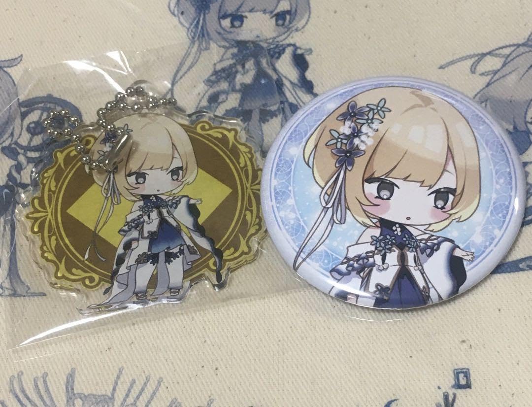 Amazon.co.jp: 終遠のヴィルシュ 終ヴィル あみあみ 特典 缶バッジ