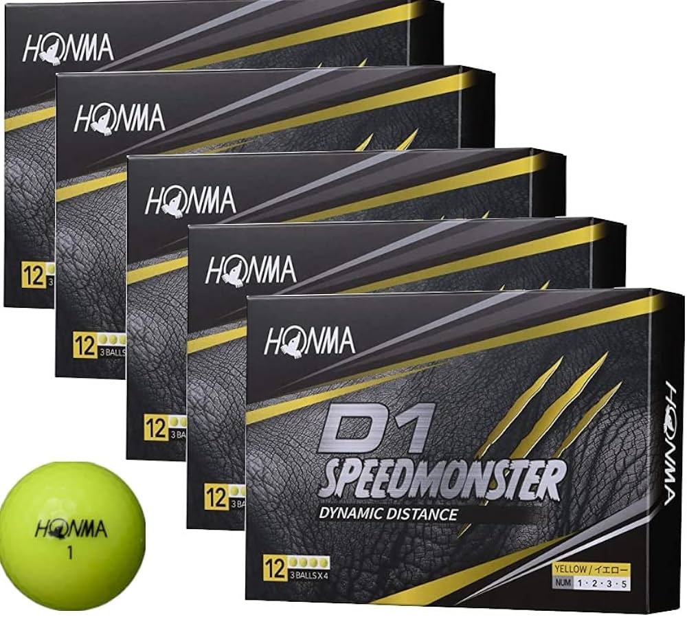 Amazon | 【 5ダース ＋ おまけ 】本間ゴルフ ホンマ HONMA D1