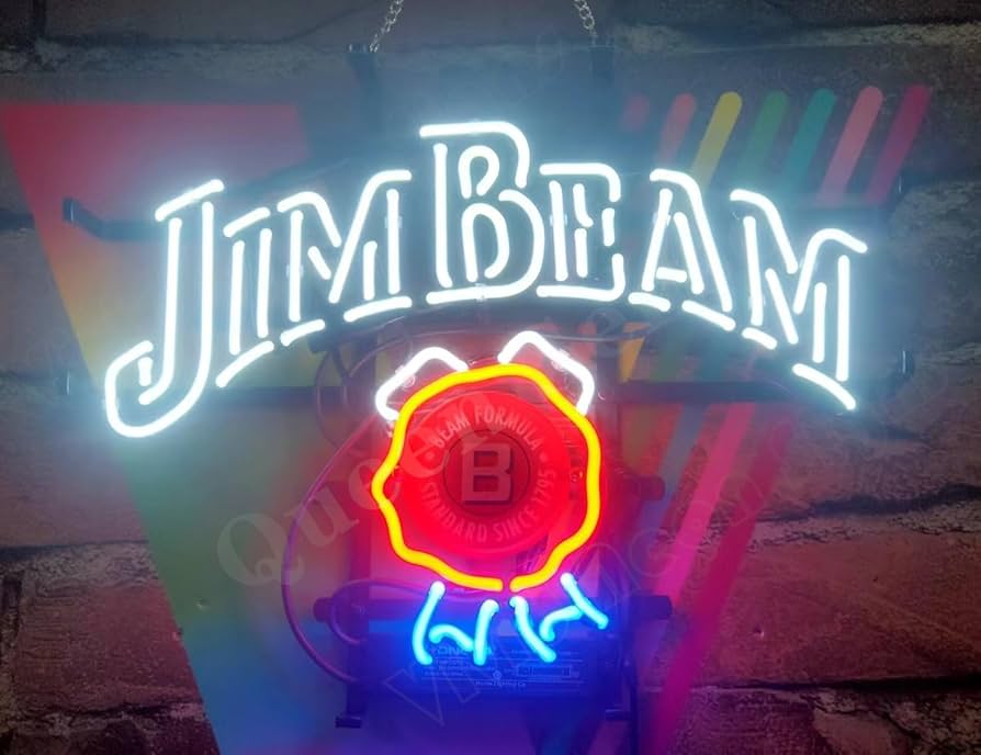 Amazon | QUEEN SENSE ジム ビーム ネオン サイン (様々なサイズ