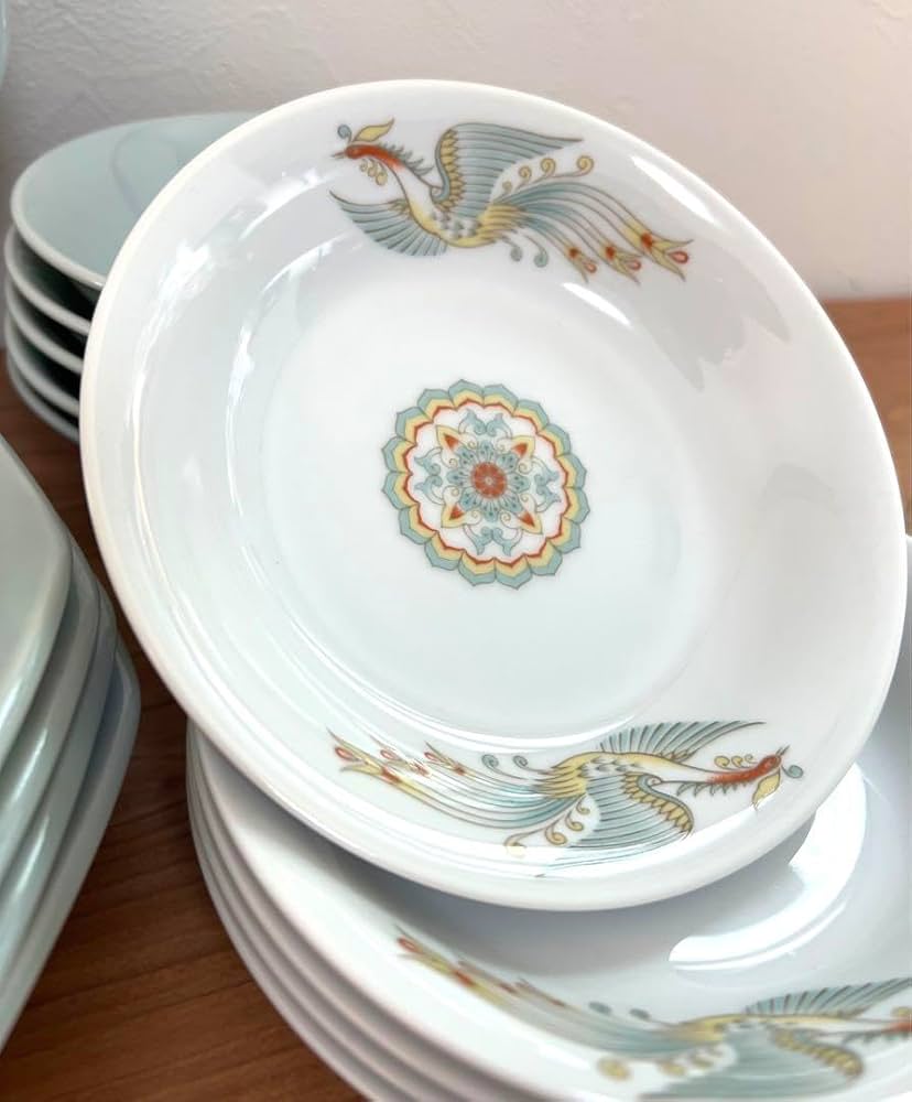 Amazon | 中華皿 中国食器 青磁 中華料理 炒飯皿 八角皿 小鉢 小皿 深