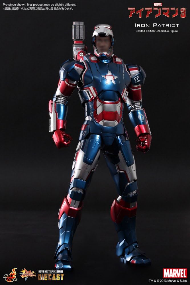 Amazon.com: Iron Patriot Iron Man 3 Movie Masterpiece 1/6 Scale