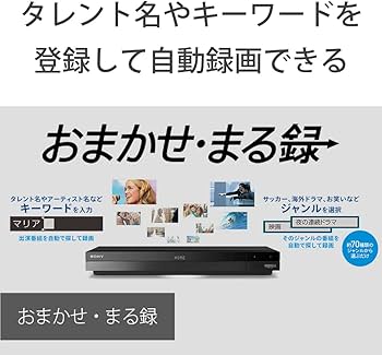Amazon.co.jp: Sony BDZ-FBW1100 1TB 2 Tuner, 4K Blu-ray Recorder