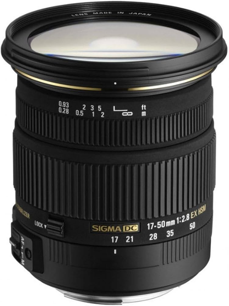Sigma 17-50mm F/2.8 EX DC OS HSM Zoom Lens for Nikon DSLR Camera