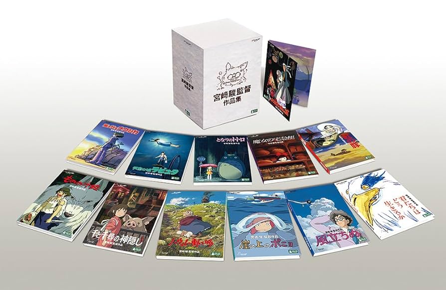 ジブリ本編DVDとケース4作品のセットです。映画本編全てと特典映像見れ