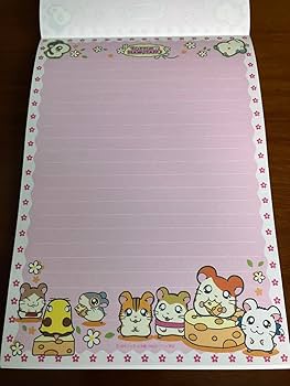 Amazon.co.jp: 平成レトロ とっとこハム太郎シール付きメモ帳 A5サイズ