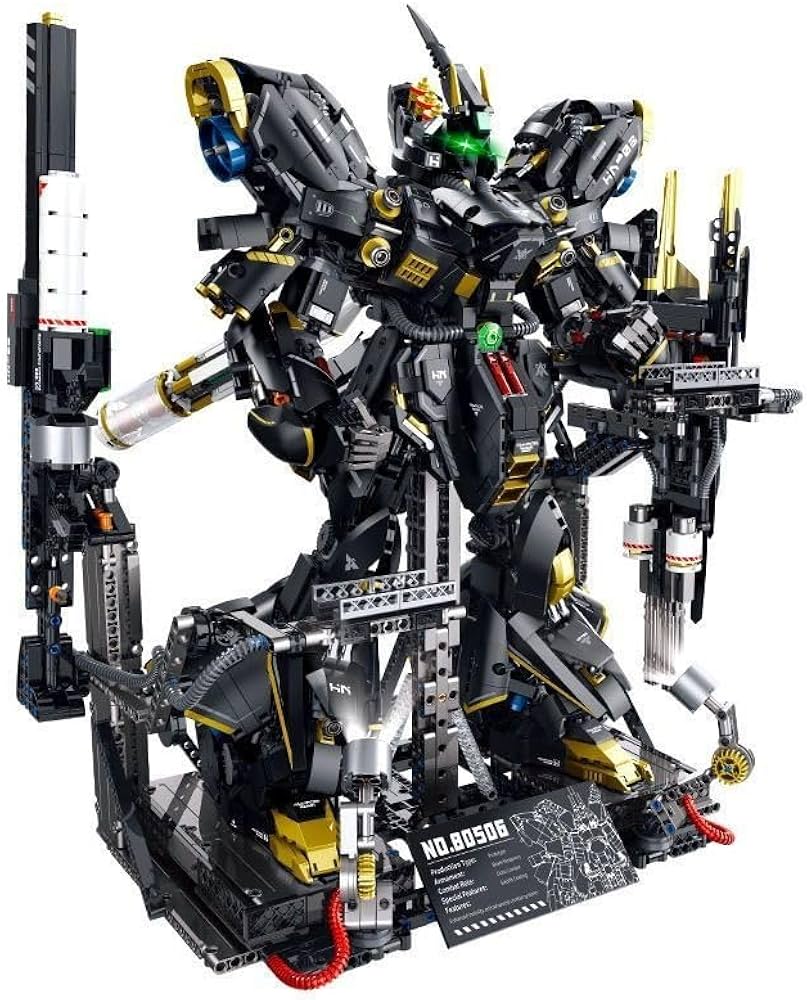 Amazon.co.jp: Menbis 3908ピース メカロボット ビルディングブロック