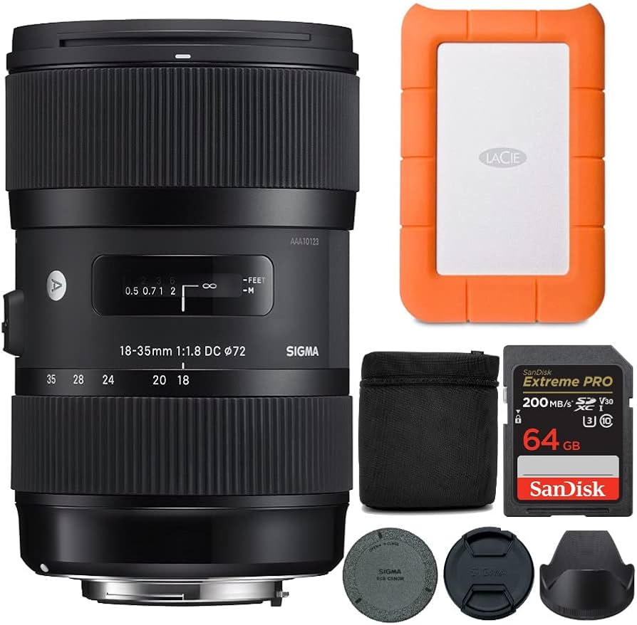 Amazon.com : Sigma 18-35mm f/1.8 Art DC HSM Lens for Canon DSLR