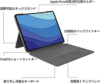 Amazon.co.jp: ロジクール Logicool iPad Pro 12.9インチ 第6世代 第5