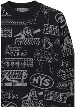 Amazon | [ヒステリックグラマー] VIXEN BOX柄ジャカード セーター