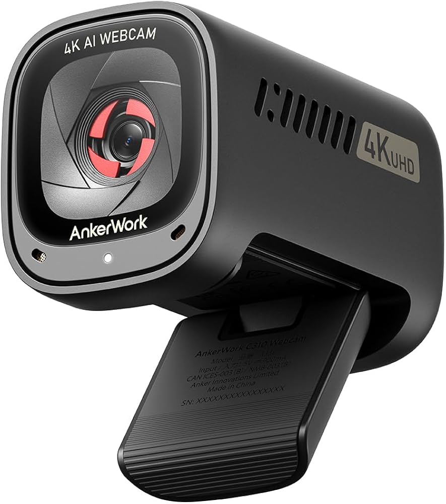 Amazon.com: Anker AnkerWork C310 Webcam, 4K Webcam, 12 Megapixel