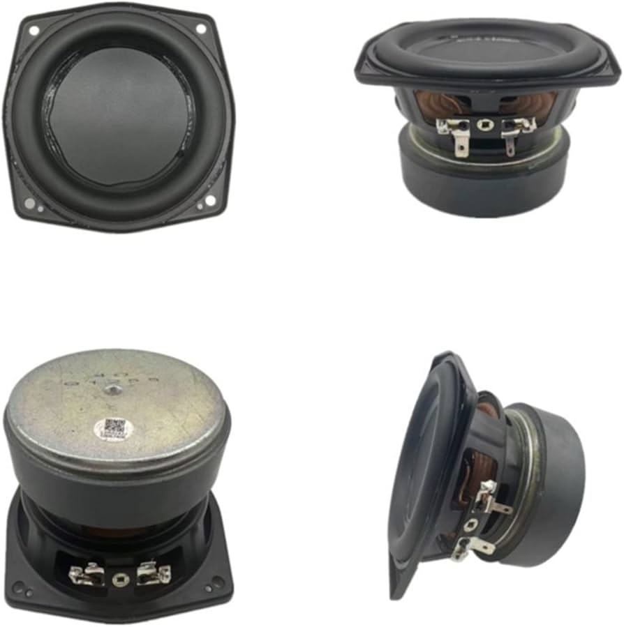 Amazon | 4 インチ 40 ワットラウンドサブウーファースピーカー