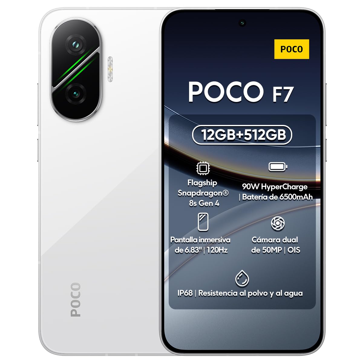 POCO F7 White 12GB RAM 512GB ROM: Buy Online at Best Price in UAE