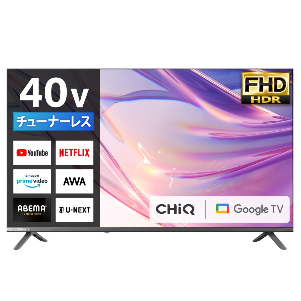 Amazon.co.jp: チューナーレス テレビ 40型 Googleテレビ 40インチ