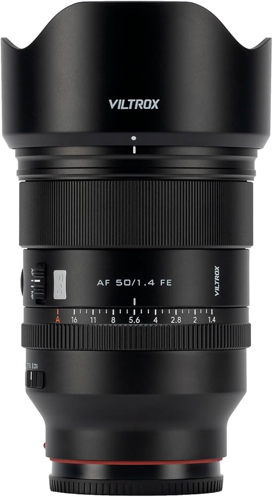 Amazon.com : VILTROX 50mm f1.4 Pro FE Lens, AF 50mm f/1.4 FE for